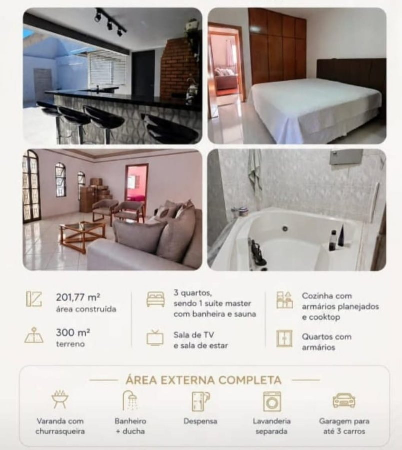 Casa 3/4 Santa Mônica
