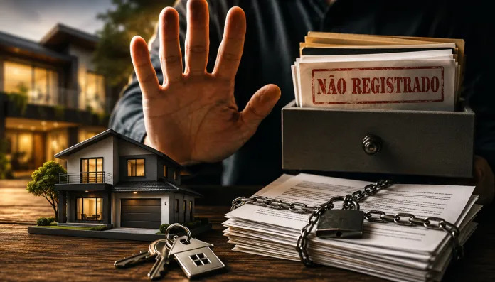 Quem não registra não é dono: Os perigos do famoso "contrato de gaveta"