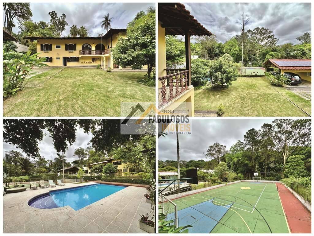 Cond Pq do Refúgio - 2.900 m² terreno, 5 suítes, piscina, quadra, pomar!