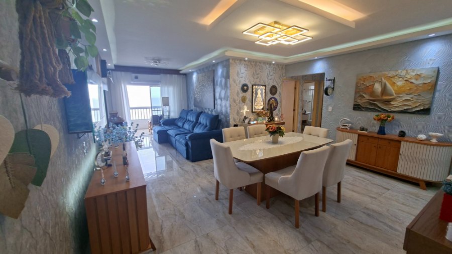 Sofisticado Apartamento com vista para o Mar no Jd Marina em Mongaguá Novo