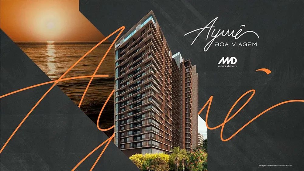 100% VENDIDO Aymê. Pré-lançamento da Moura Dubeux no bairro de Boa Viagem.