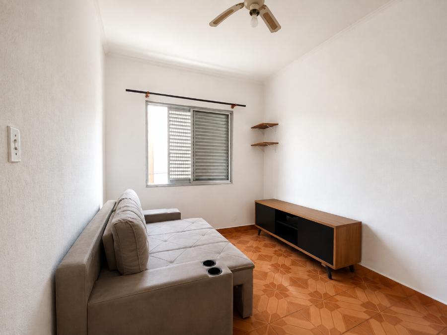Apartamento Amplo com 1 Dormitório 55m² à Venda no Centro de São Vicente/SP