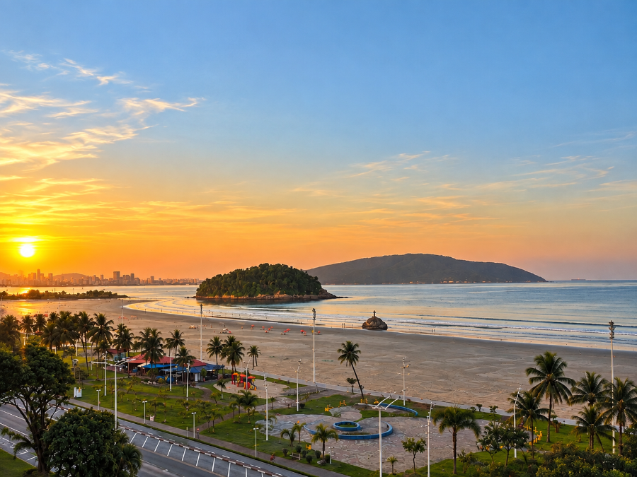Apartamento 3 Quartos com 2 Suítes em Itararé, São Vicente - Edifício Ermitage