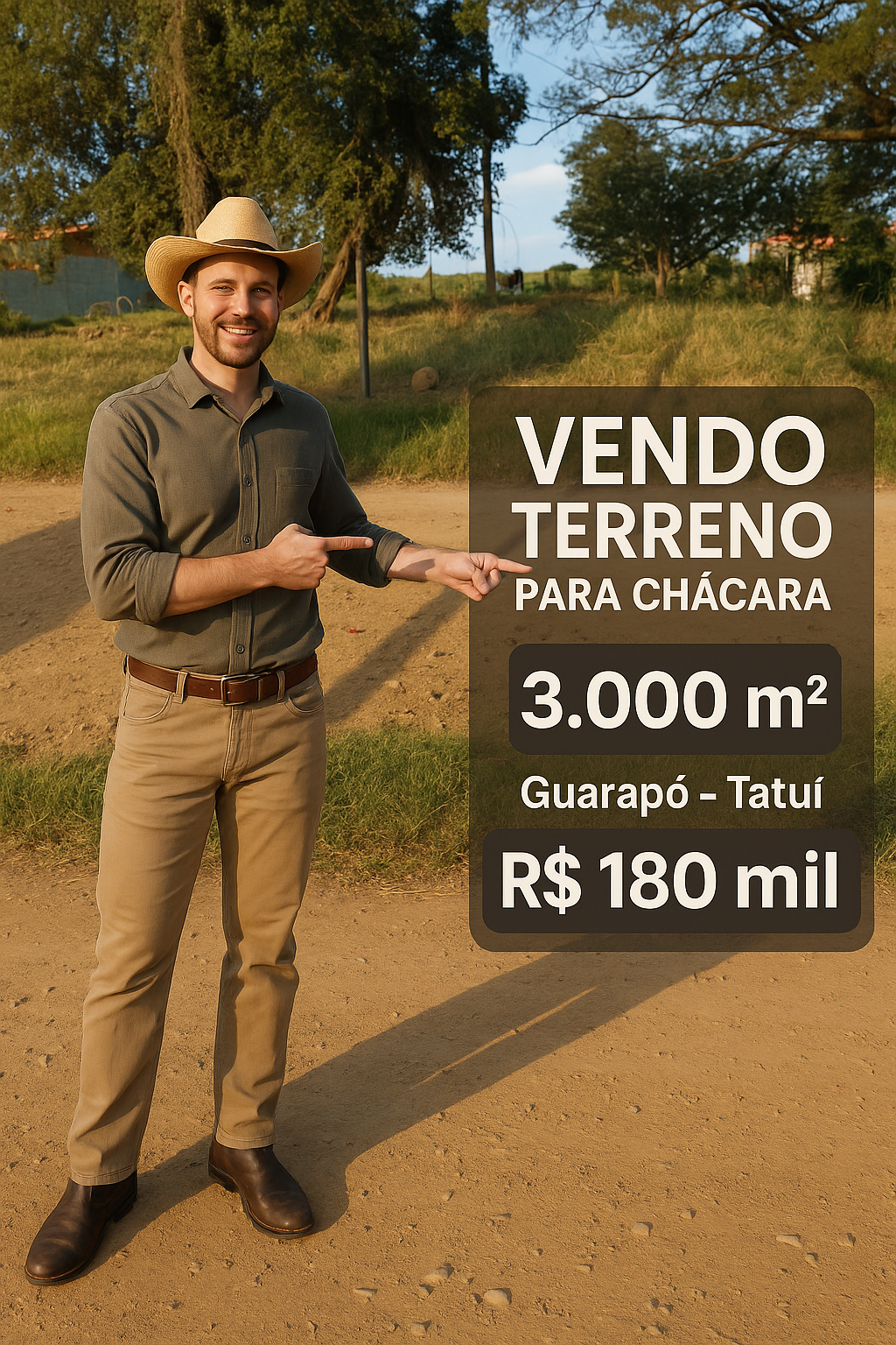 Terreno Rural - Venda, Bairro Guarapó, Tatuí, SP
