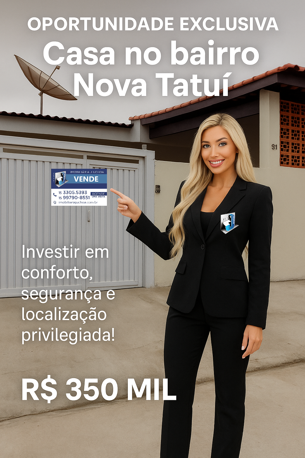 Casa - Venda, Nova Tatuí, Tatuí, SP