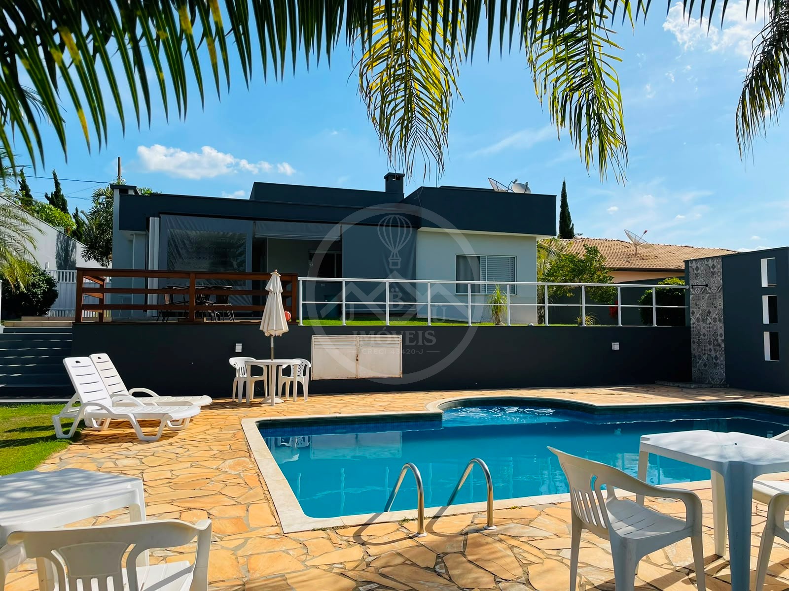 Chácara em condomínio com piscina e porteira fechada à venda por R$ 1.690.000 – Green Ville II – Boituva/SP