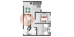 Apartamento  2 Dormitórios - Residencial Allegro Cotia - Jardim Petrópolis - Cotia