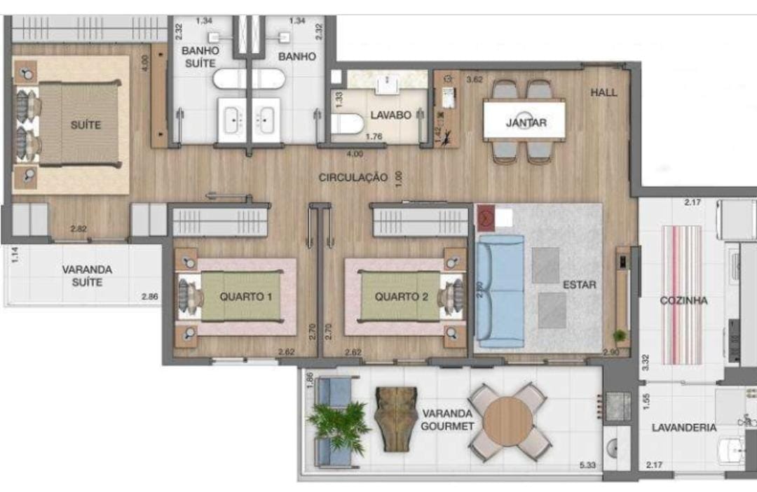 Apartamento à venda com 3 quartos, 89m² - Foto 6