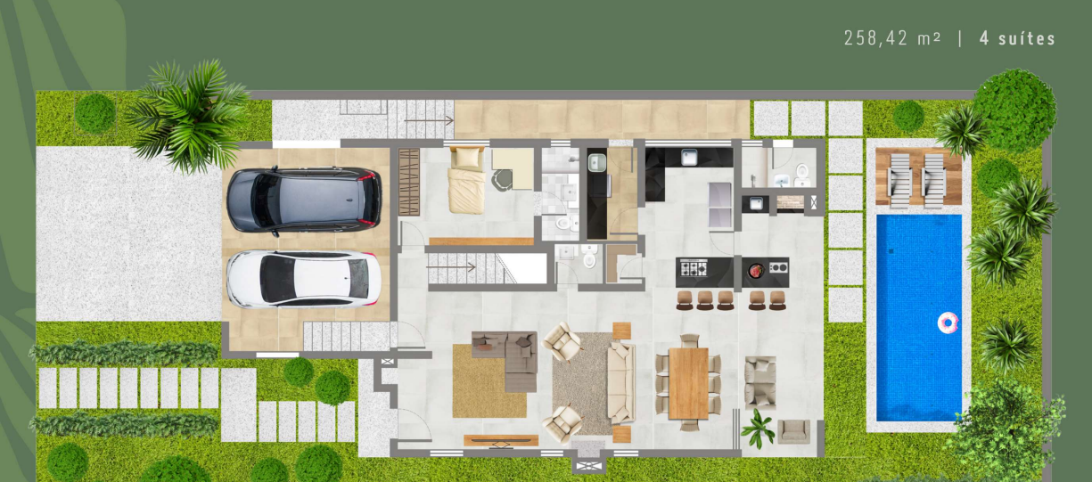 Casa à venda com 4 quartos, 258m² - Foto 5