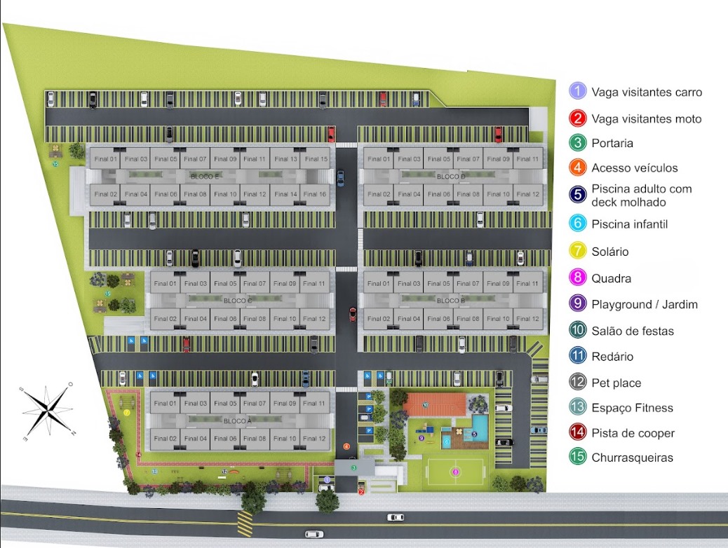 APARTAMENTO - 02 DORMS - ONDAS VERDES - COTIA/SP