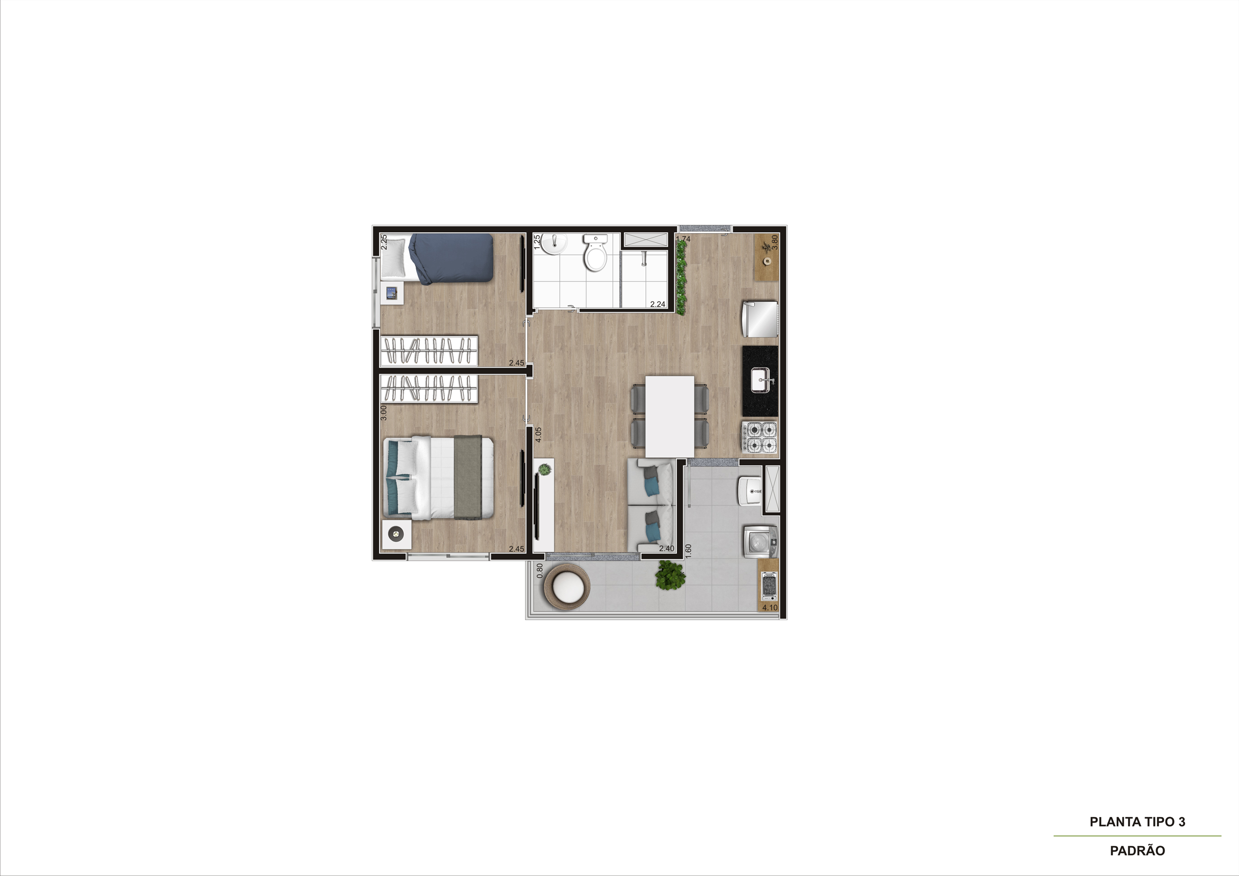 Apartamento  novo com 02 quartos - Cond. Neo Kazzas - Lapa - São Paulo /SP 