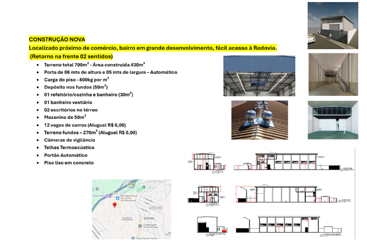 Galpão - Locação, Outeiro de Passárgada, Cotia, SP