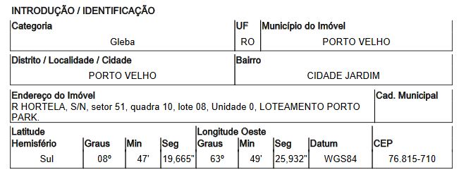 Grande oportunidade — Outros no Cidade Jardim, Porto Velho - RO, Nº S