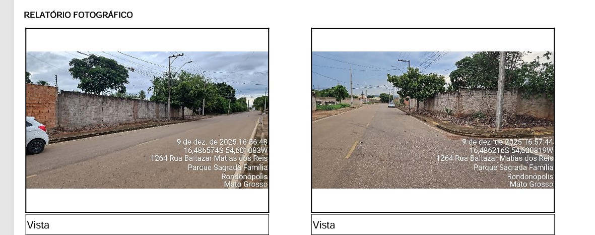 Imóvel com localização privilegiada — Terreno no Parque Sagrada Familia, Rondonopolis - MT, Nº S, 276,75m²