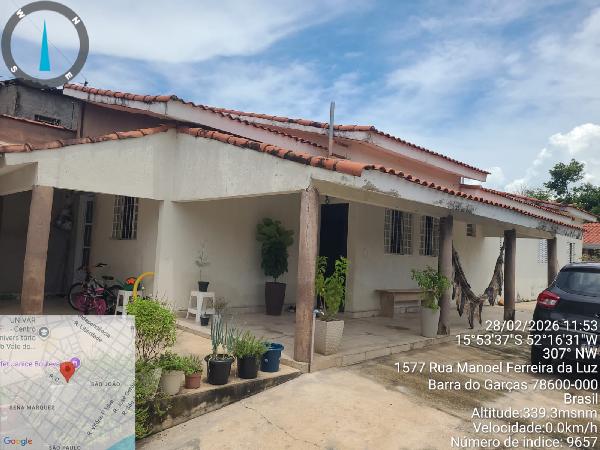 Imóvel para morar ou investir — Casa no Jardim Sao Joao, Barra do Garcas - MT, N. SN LT 13 QD 45, 3 quartos, 360m²