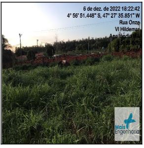Imóvel com potencial de valorização — Terreno no Vila Ildemar, Acailandia - MA, N. SN LT 005B