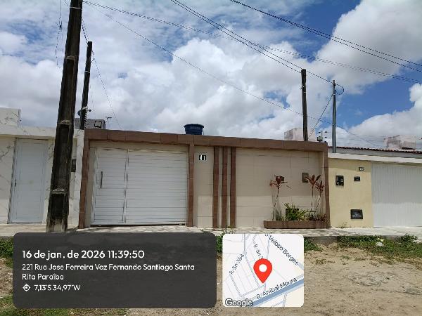 Imóvel pronto para negociar — Casa no Lot Fernando Santiag, Santa Rita - PB, Nº 41, 3 quartos, 1 vaga, 175m²