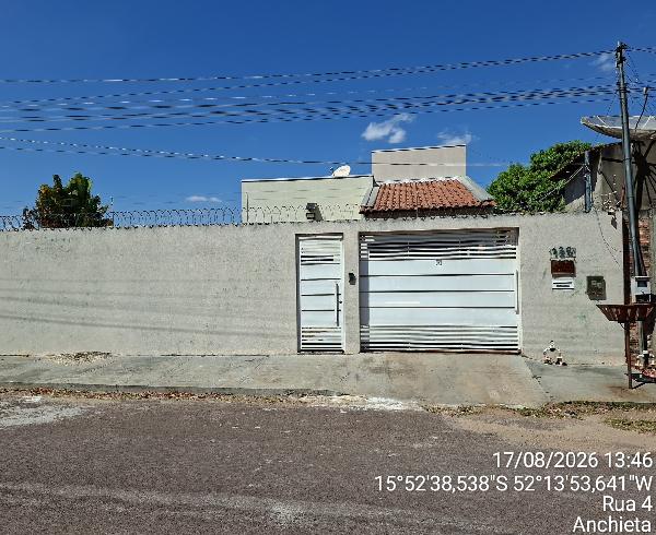 Oportunidade garantida — Casa no Anchieta, Barra do Garcas - MT, N. SN LT 16 QD 12, 2 quartos, 1 vaga, 400,38m²