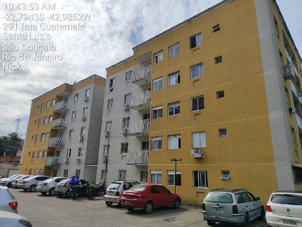 Oportunidade para você — Apartamento no Santa Luzia, Sao Goncalo - RJ, Apto 206, 2 quartos, 1 vaga, 59,9m²