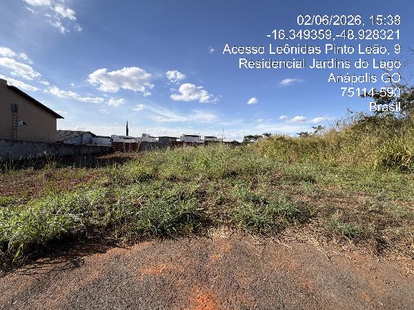 Oportunidade facilitada — Terreno no Residencial Jardins do Lago, Anapolis - GO, N. SN LOTE 10 QUADRA 09, 382,35m²