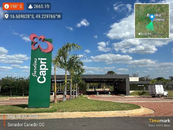 Excelente escolha — Terreno no Jardins Capri, Senador Canedo - GO, N. SN QD 2 LT 16, 294,96m²