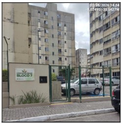 Imóvel em local estratégico — Apartamento no Muribara, Sao Lourenco da Mata - PE, Apto 502, 2 quartos, 1 vaga, 60,12m²