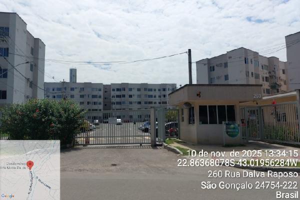 Imóvel bem localizado — Apartamento no Tribobo, Sao Goncalo - RJ, Apto 308, 2 quartos, 41,04m²