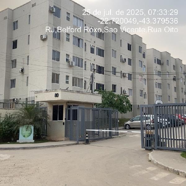 Imóvel pronto para negociar — Apartamento no Sao Vicente, Belford Roxo - RJ, Apto 105, 2 quartos, 1 vaga, 41,23m²