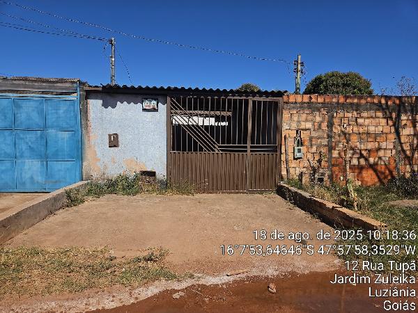 Oferta vantajosa — Casa no Jardim Zuleika, Luziania - GO, Nº CS, 2 quartos, 1 vaga, 150m²