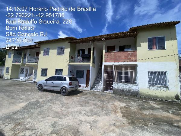 Super oferta — Apartamento no Bom Retiro, Sao Goncalo - RJ, Apto 204, 2 quartos, 61,5m²