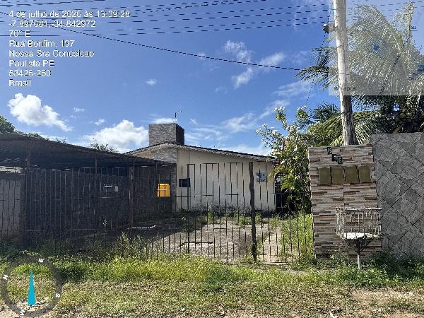 Oportunidade para moradia — Casa no Nossa Senhora da Conceicao, Paulista - PE, Nº 616, 2 quartos, 1 vaga, 390m²