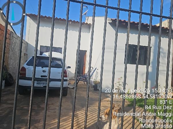 Oferta vantajosa — Casa no Parque Residencial Andre Maggi, Rondonopolis - MT, N. SN LOTE 23 QUADRA 26, 2 quartos, 2 vagas, 200m²