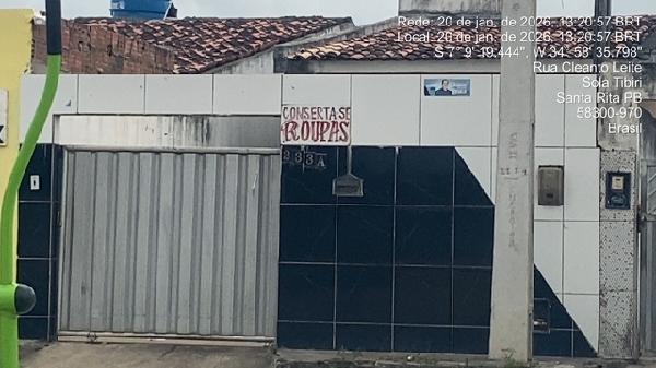Negócio com vantagem — Casa no Tibiri, Santa Rita - PB, Nº 233A, 2 quartos, 1 vaga, 125m²