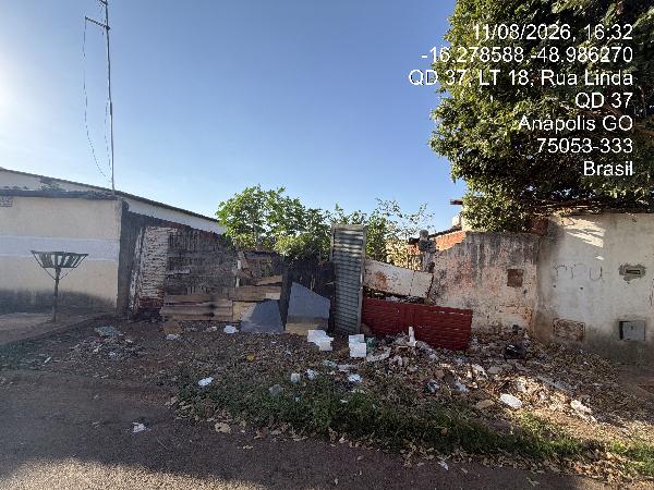 Imóvel bem localizado — Terreno no Adriana Parque, Anapolis - GO, N. SN RUA LINDA LT 18, 180,6m²