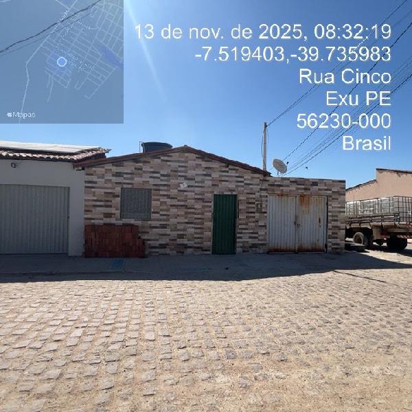 Oferta recomendada — Casa no Wilson M Saraiva, Exu - PE, Nº 24, 3 quartos, 1 vaga, 186,76m²