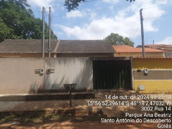 Imóvel com potencial — Casa no Jardim Ana Beatriz I, Santo Antonio do Descoberto - GO, N. SN QD 37 LT 19-A, 2 quartos, 180m²