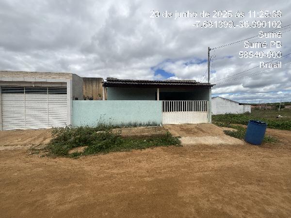 Imóvel selecionado Caixa — Casa no Loteamento Paixão, Sume - PB, N. SN QD R LT 01, 3 quartos, 1 vaga, 144m²