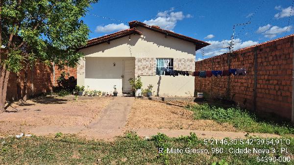 Imóvel com ótimo custo — Casa no Cidade Nova, Demerval Lobao - PI, Nº 1161, 2 quartos, 1 vaga, 200m²