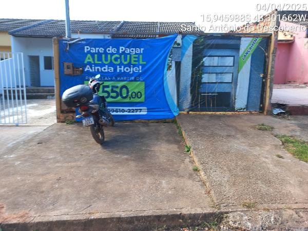 Imóvel com potencial de valorização — Casa no Jardim Ana Beatriz I, Santo Antonio do Descoberto - GO, Nº S, 2 quartos, 180m²