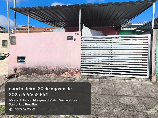 Imóvel com potencial de valorização — Casa no Vale das Aguas, Santa Rita - PB, Nº 132, 2 quartos, 1 vaga, 132m²