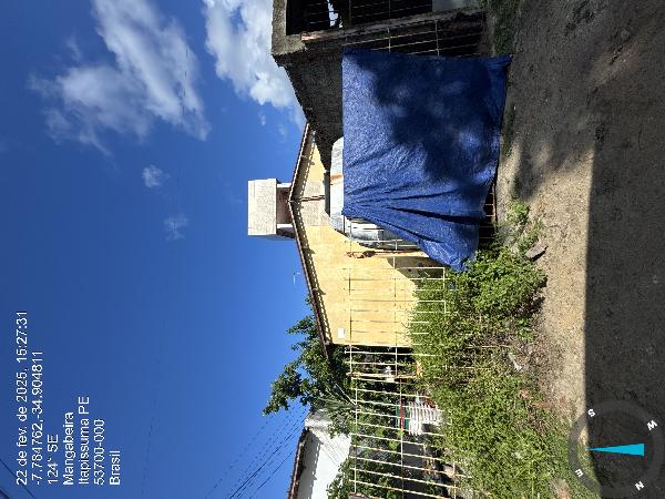 Imóvel com bom aproveitamento — Casa no Centro, Itapissuma - PE, N. SN CS 01, 2 quartos, 1 vaga, 72m²