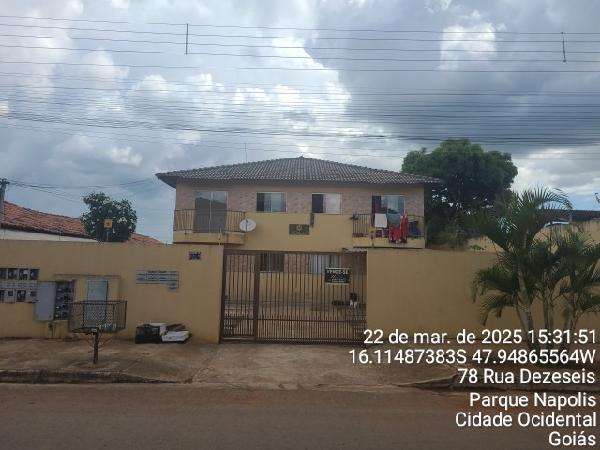 Oportunidade facilitada — Apartamento no Parque Napolis A, Cidade Ocidental - GO, Apto 204, 2 quartos, 1 vaga, 47,64m²