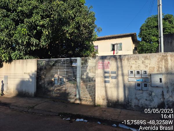 Imóvel com bom aproveitamento — Apartamento no Parque das Aguas Bonitas I, Aguas Lindas de Goias - GO, Apto 102, 2 quartos, 1 vaga, 66,46m²