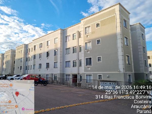 Imóvel com potencial — Apartamento no Costeira, Araucaria - PR, Apto 207, 2 quartos, 1 vaga, 46,23m²