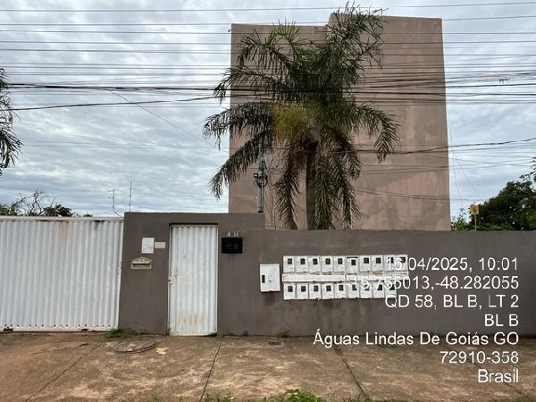 Oferta exclusiva — Apartamento no Parque da Barragem Setor 12, Aguas Lindas de Goias - GO, Apto 302, 2 quartos, 61,48m²