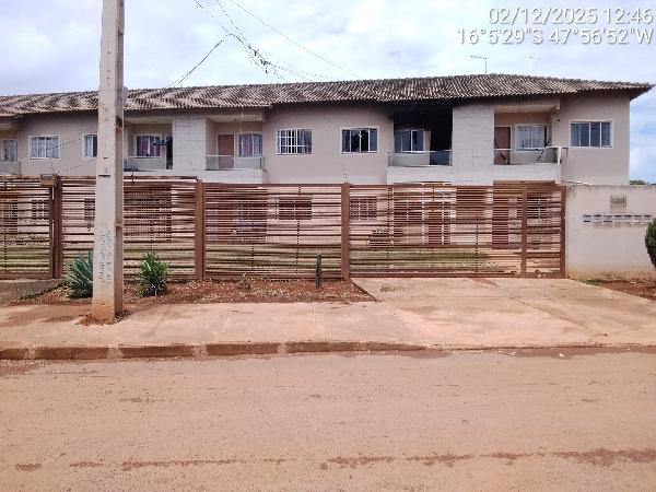 Imóvel com localização privilegiada — Apartamento no Mansoes Recreio Estrela D'alva I, Cidade Ocidental - GO, Apto 04, 1 quarto, 1 vaga, 53,86m²