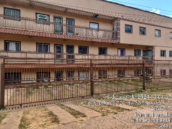 Imóvel bem posicionado — Apartamento no Parque Napolis A, Cidade Ocidental - GO, Apto 102, 2 quartos, 1 vaga, 48m²