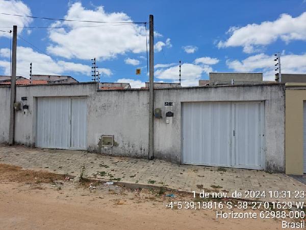 Oferta com vantagem — Casa no Vertente, Horizonte - CE, Nº 269, 2 quartos, 1 vaga, 562,5m²