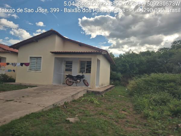 Condições especiais — Casa no Baixão do Paiva, Altos - PI, Nº 406, 2 quartos, 200m²