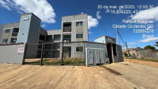 Chance única — Apartamento no Parque Araguari, Cidade Ocidental - GO, Apto 202, 2 quartos, 1 vaga, 42,48m²